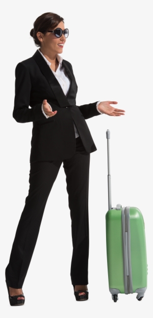 People Kid Png Format With High Resolution Free Collection - People With Suitcase Png