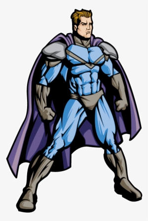 Superhero Blue Standing - Superhero