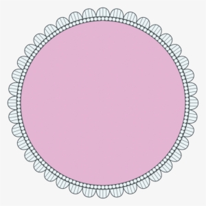 Scalloped Circle Png - Bases Png
