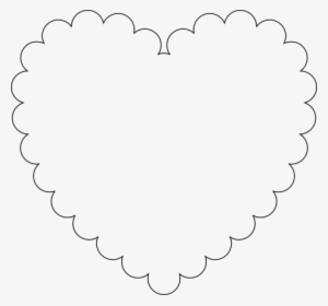 Scalloped Circle Template Printable 571 Kb Templates - Shape