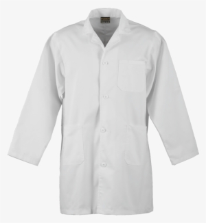 White Polycotton Dust Coat - Sleeve