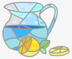 Vector Illustration Of Kitchen Pitcher Jug Of Lemonade