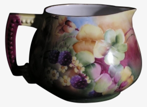 L France Porcelain Lemonade Pitcher Is Hand Painted - Teacup