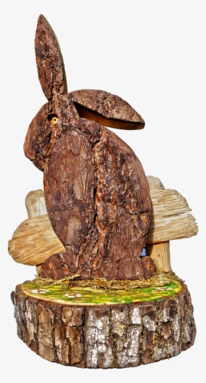 Easter Ears,carved,holzfigur, - Easter