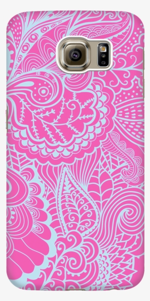 Pink And Blue Lace Phone Case - Chakras And Koshas - Cd