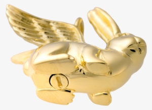 Rabbit Cremation Jewelry Revealing Discreet Urn Opening - Bunny Urn