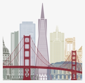 Painting San Francisco Skyline - San Francisco Skyline Poster