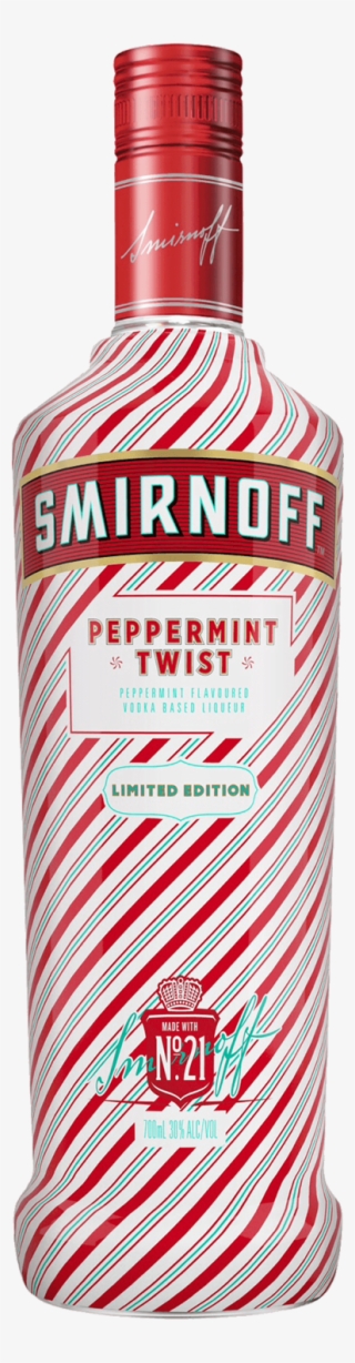 Smirnoff Peppermint Twist Vodka 700ml - Candy Cane Vodka Smirnoff