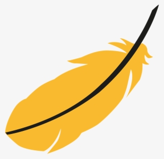 Yellow Feather Clipart