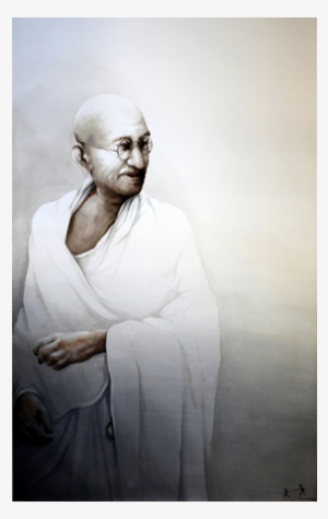 Sudip Roy Title Gandhi Ji Gouache On Paper - Gallerie Alternatives