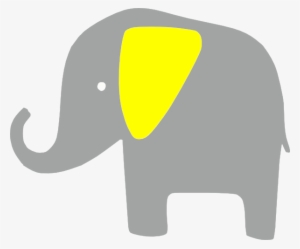 How To Set Use Elefante Amarillo Clipart - Gray And Yellow Elephant Clipart