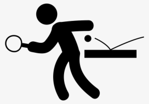 Man Playing Ping Pong Comments - Ping Pong Stick Figure