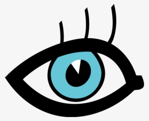 Vector Illustration Of Human Eye Provides Sight - Circle