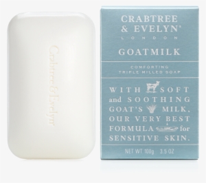 Crabtree & Evelyn Goatmilk & Oat Bar Soap - Crabtree & Evelyn Goatmilk Comforting Triple Milled