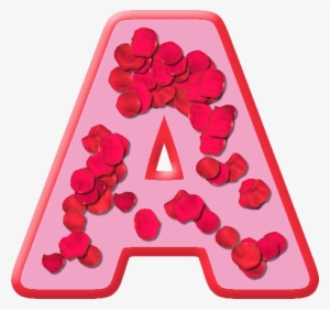 Alphabet Rose Petals