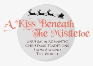 A Kiss Beneath The Mistletoe - Vintage Santa And Sleigh Riding Over Big Ben-england-double-sided