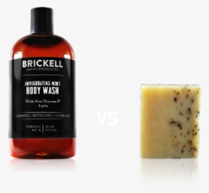 Brickell Men's Mint (green) Soap Scrub Bar