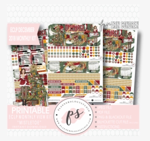 Mistletoe Christmas December 2018 Monthly View Kit - Convenience Food