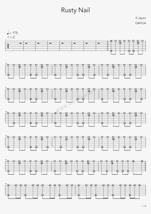 Rusty Nail 架子鼓 第1张图 - Electric Guitar