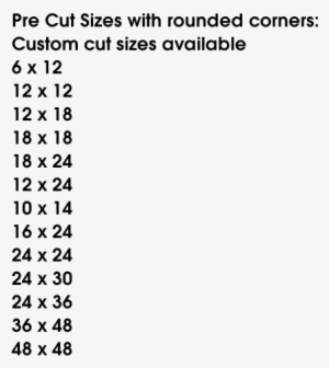 Pre Cut Sizes With Rounded Corners - Number - 418x513 PNG Download - PNGkit