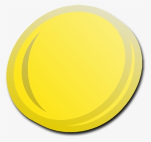 Coin - Oval Yellow Png