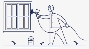 Window Painting - Painting