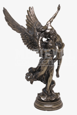 Winged Fame Statue - Pacific Gifts Pheme, Winged Fame Greek Goddess Bronze