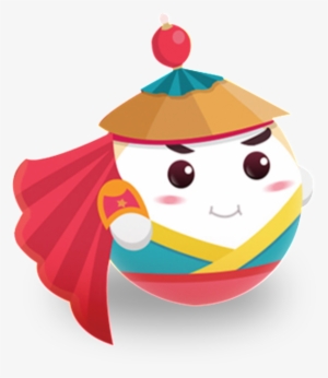 Cartoon Dumpling Element Design - 2018 元宵 节 祝福