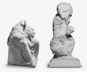 410 Bc , Plaster, H 40 Cm - Stone Carving