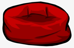 Red Bean Bag Chair - Club Penguin Bean Bag