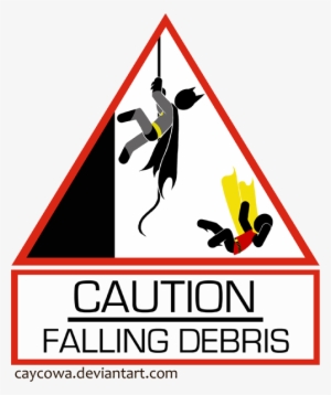 Happy - Caution Symbol Falling Debris