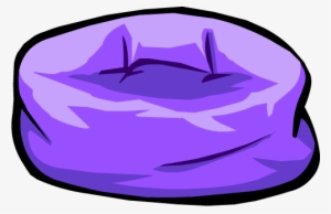 Purple Beanbag Chair - Club Penguin Bean Bag