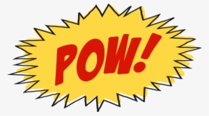 Free Pow Sign Png - Superhero Sound Effect Png