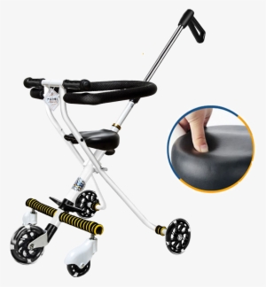 腾文颐 Upgrade Soft Seat Baby Stroller Fence Tricycle - Baby Transport