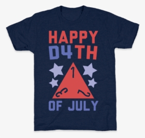 Happy D4th Of July Mens T-shirt - T-shirt