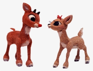 Rudolph The Red-noised Reindeer And Clarice - Rudolph The Red Nosed Reindeer Png