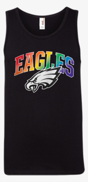 Tt0143 Philadelphia Eagles 2018 Color Logo Tank Top