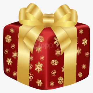Christmas Red Gift Png Clip Art Image - Adornos Navideños En Png
