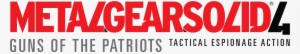 Metal Gear Solid 4 Logo