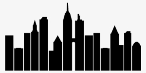 City Skyline Silhouette Wall Wall Art Decal - Siluet Art Wall City