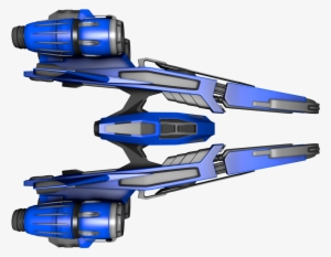 New Free Sprites, Blue Spaceship - Спрайт Космический Корабль