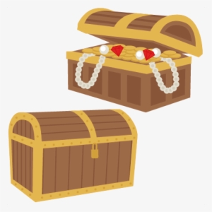 Treasure Chest Svg Scrapbook Cut File Cute Clipart - Clip Art