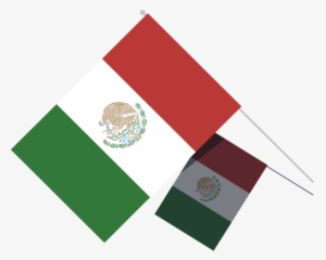 Mexican Flag Waving Png Download - Mexique Et La France