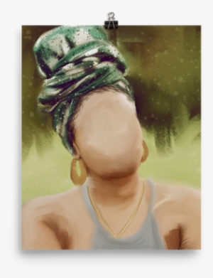 "emerald Queen" Print - Watercolor Paint