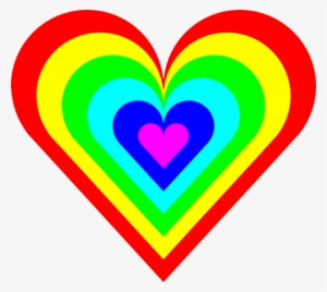 Color Heart Icon Png