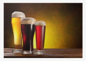 Beer Barrel With Beer Glasses On A Wooden Table - Beer Men In Spa