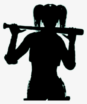 Harley Quinn - " - Harley Quinn Silhouette