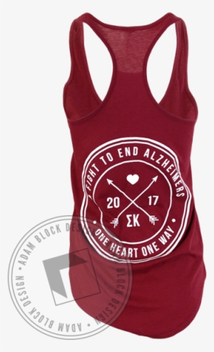 Sigma Kappa Fight To End Alzheimers Racerback Tank - T-shirt
