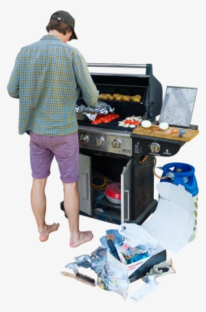 #313 - Skalgubbar - Barbecue Man Png