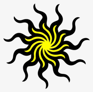 Sunlight Clipart Tribal - Tribal Sun Tattoos